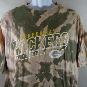 Reebok Green Bay Packers T-shirt Size L 100% Cotton